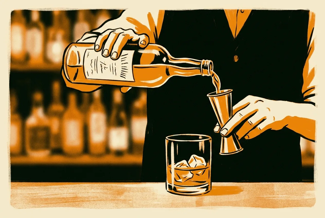 Editorial illustration for How to Price a Cocktail (The Pour Cost Math Bars Skip)