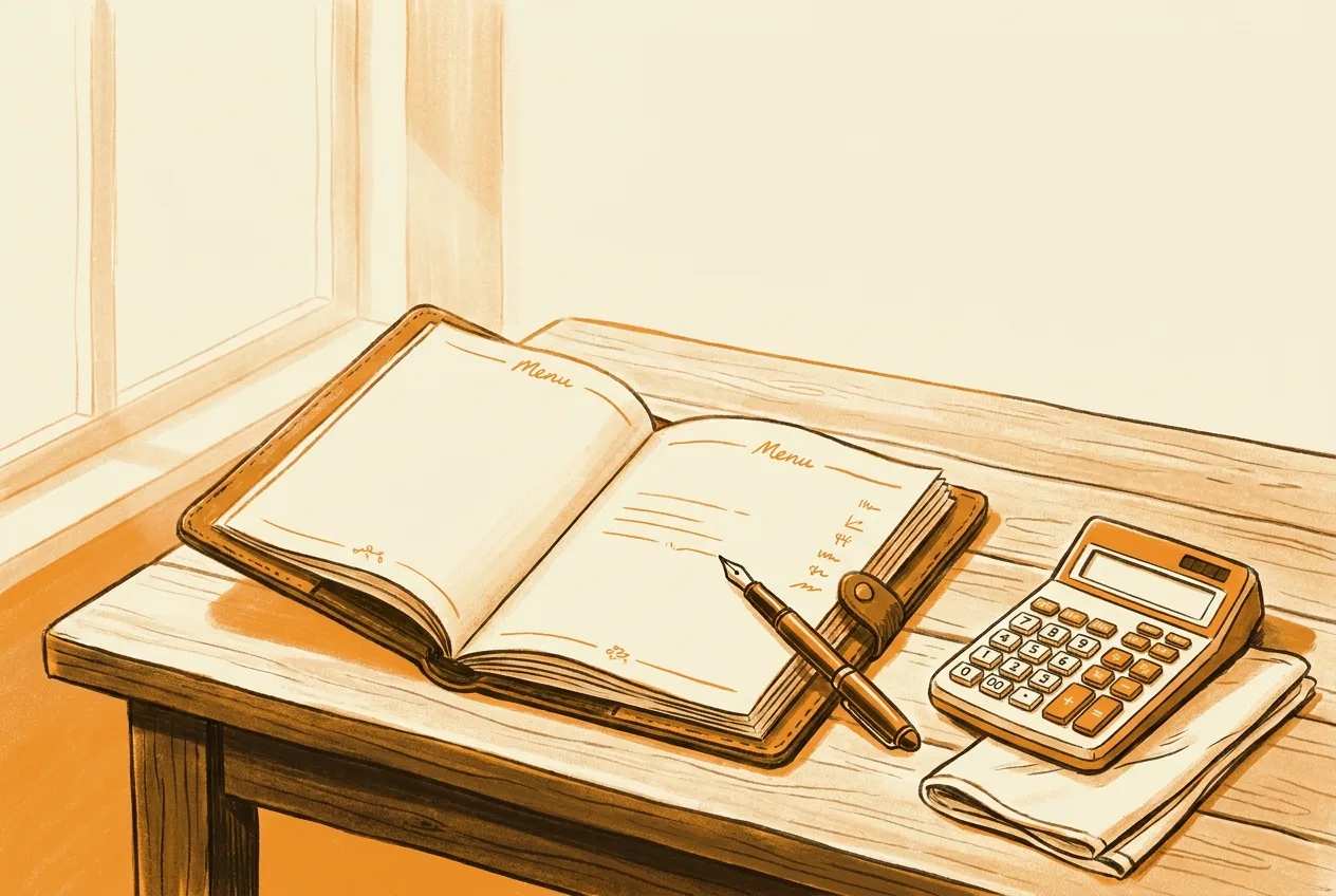 Editorial illustration for The 7 Highest-Margin Items on a Restaurant Menu